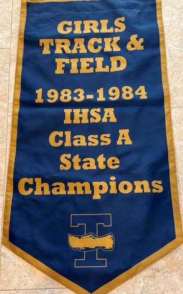 Girls Track & Field 1983-1984 IHSA Class A State Champions Banner • 24" x 48"