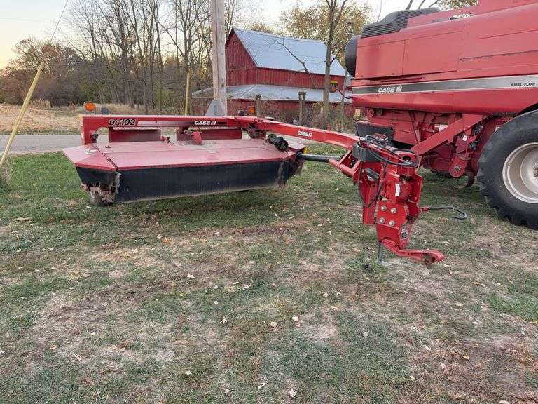 2014 Case DC 102 Discbine Mower, 8 1/2ft cut, double crimpers, 540pto, s/n- YDN097510.