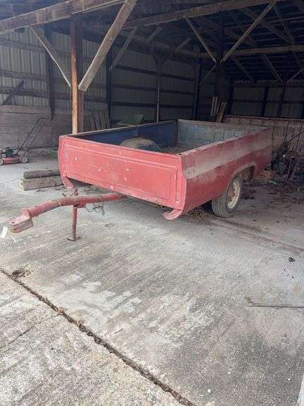 Truck bed trailer, 8ft bed with tailgate, no title