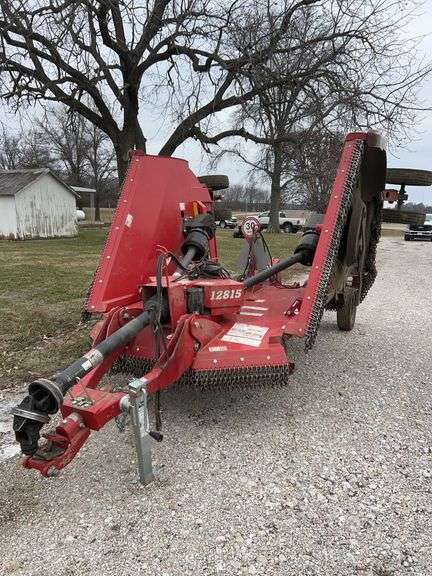2022 Bushog 12815 15ft Batwing Mower, Like new condition, small 1000pto, lights, mowed 2 seasons, laminated tires, s/n- 1HFUR1222670166