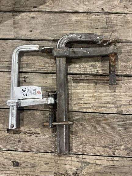 2 Large Clamps,