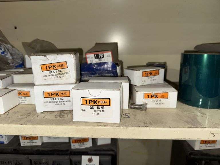Screws, hex nuts, carriage bolts, nylon hardware, misc. hardware
