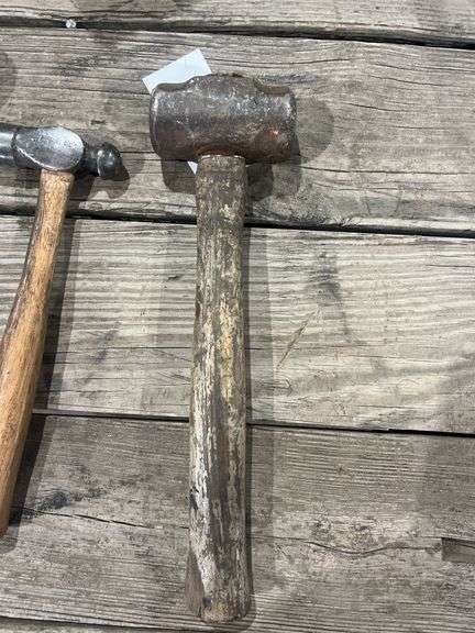 2 Mini Sledgehammers and 1 ball peen hammer