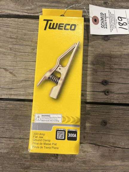 New Tweco 300amp Flat Jaw Ground Clamp