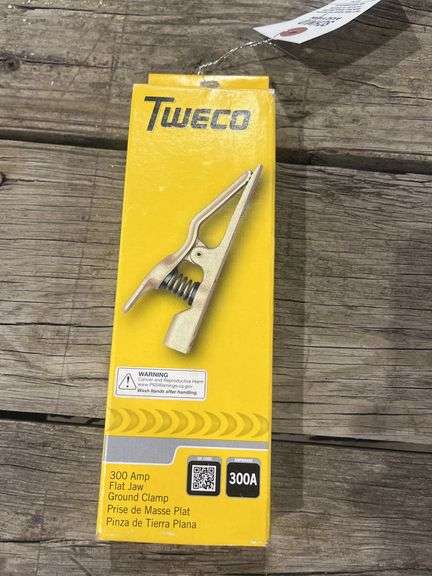 Tweco 300-amp Flat Jaw Ground Clamp