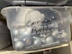Screws, hex nuts, carriage bolts, nylon hardware, misc. hardware
