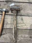 2 Mini Sledgehammers and 1 ball peen hammer