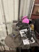 Squares, grinding wheels, wire brush, puddy knives, and misc.