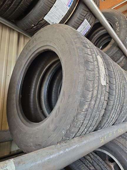 4 Goodyear Fortera 255/65R18 tires no rims. - Schmid Auction
