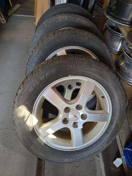 4 Arizonian 225/60R17 tires with rims - Schmid Auction