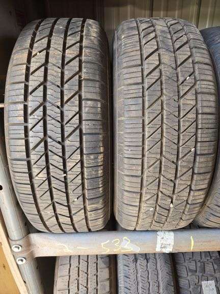 2 Hankook Optimo H725 P225/60R16 tires no rims. - Schmid Auction