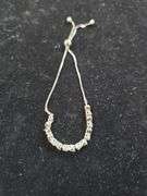 Sterling silver braclet and Trifari necklace