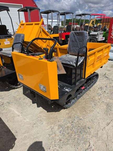 New 2025 IRD25 crawler dumper with seat, Biggs & Stratton 8.6KW engine, Electric ignition, transmission belt pulley drive, Max load: 1500kg