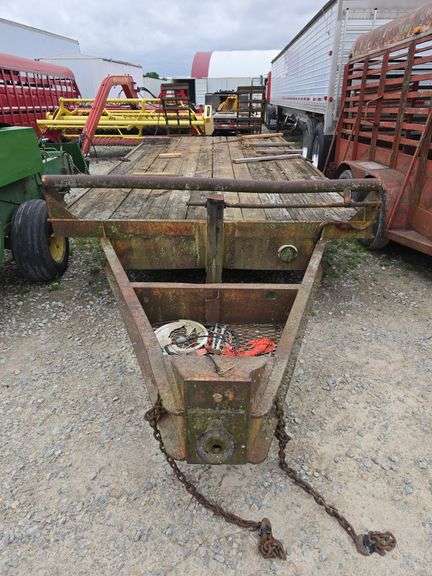 1985 tri-axel trailer 20' w/ramps used for hauling backhoe. VIN# 1S9FT9203FK061789