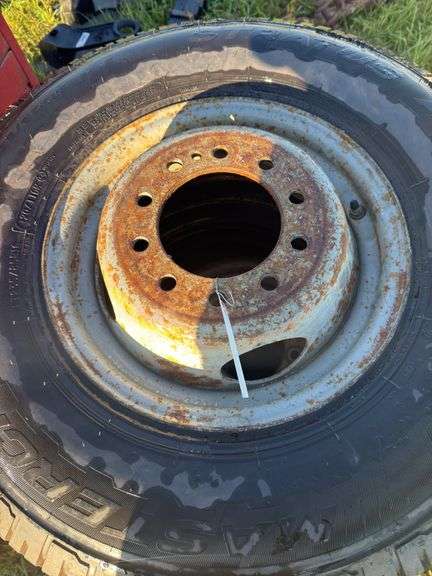 3 LT 235/85R16 tires with rims - Schmid Auction