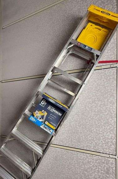 Aluminum Step Ladder donated by Grant & Molly Bushue