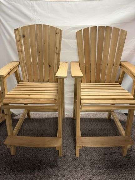 Bar Height Adirondack Chairs (Anonymous Donation)