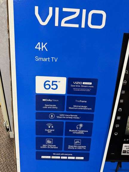 Large Screen TV donated by Walmart