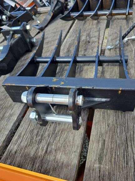 New 2025 rake attachment for mini excavator