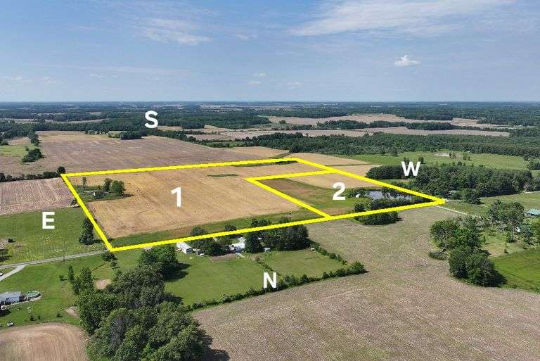 40 Acre Land Auction Online Only Farmland & Building Site