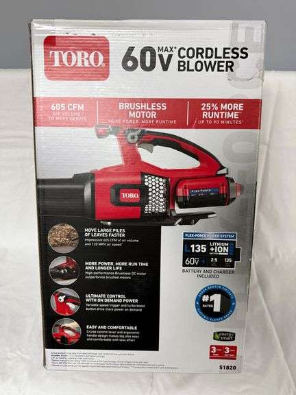 Cordless Blower donated by Bahrns Equipment