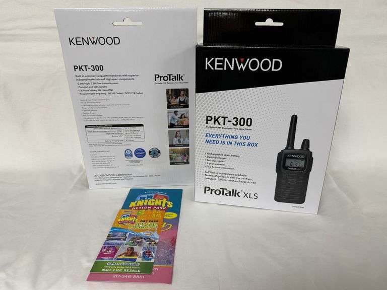 Knights Action Park & Walkie Talkies donated by Global Technical Systems and Knights Action Park