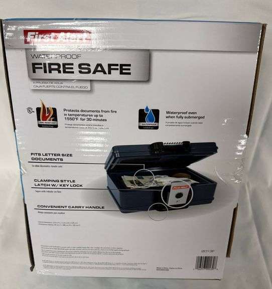 Fire Safe donated by Tony & Christy Hakman