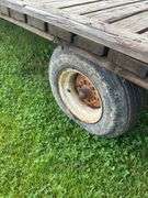20ft hay rack wagon w/back rack
