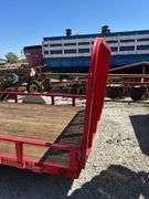 2015 PJ bumper hitch trailer, single axle, 14ft long x 7ft wide, new tires, new jack, VIN#3CVU81411F2533832