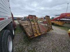 1985 tri-axel trailer 20' w/ramps used for hauling backhoe. VIN# 1S9FT9203FK061789
