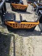 New 2024 Wolverine hydraulic adjustable pallet forks for skid steer, 48" long forks