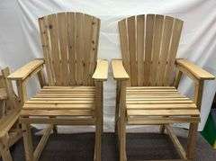 Bar Height Adirondack Chairs (Anonymous Donation)