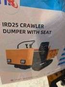 New 2025 IRD25 crawler dumper with seat, Biggs & Stratton 8.6KW engine, Electric ignition, transmission belt pulley drive, Max load: 1500kg