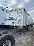 2017 Merritt 41ft Hopper Bottom semi-trailer, Ag Hoppers, auto roll tarp w/remote, good tires & brakes, 11R 24.5 aluminum rimes 96" wide 66" tall vin 1MT2P4222HH024525
