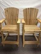 Bar Height Adirondack Chairs (Anonymous Donation)