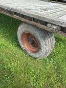 20ft hay rack wagon w/back rack