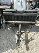 Homemade fuel trailer w/300 gal tank & pump.