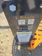 New 2024 Wolverine hydraulic adjustable pallet forks for skid steer, 48" long forks