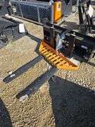 New 2024 Wolverine hydraulic adjustable pallet forks for skid steer, 48" long forks