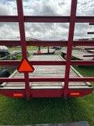 20ft hay rack wagon w/back rack