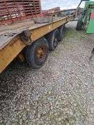 1985 tri-axel trailer 20' w/ramps used for hauling backhoe. VIN# 1S9FT9203FK061789