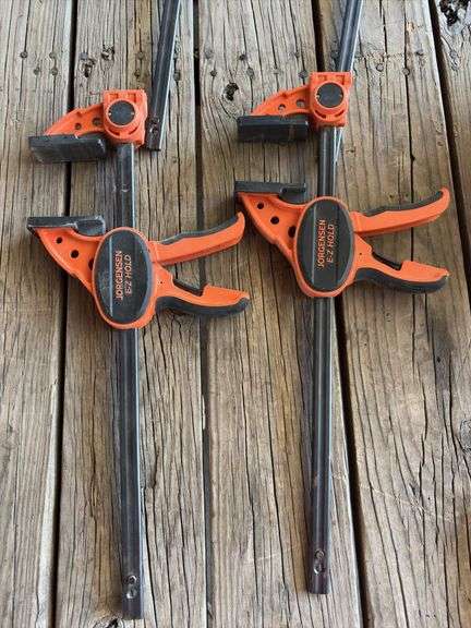 4 Jorgenson E-Z Hold Clamps