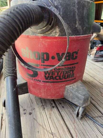 5 Gallon, 2hp Shop Vac, Electric