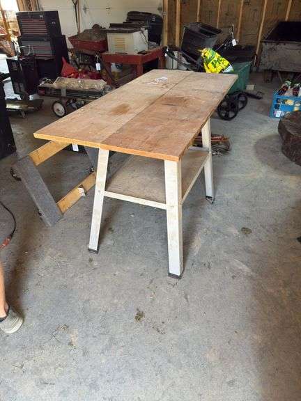Work Bench with wood top