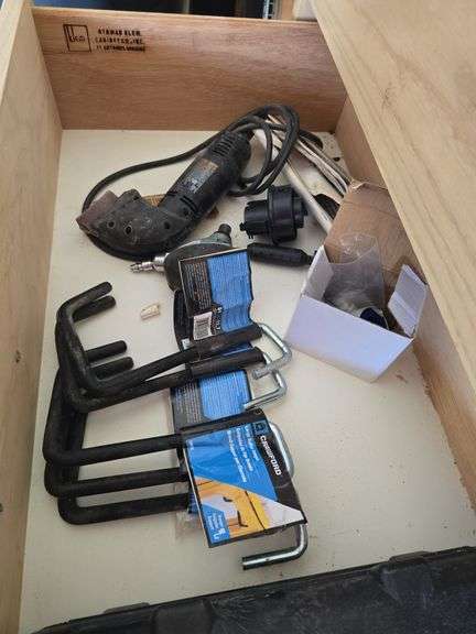 Dremel control sander, wall hangers, tracking, misc.