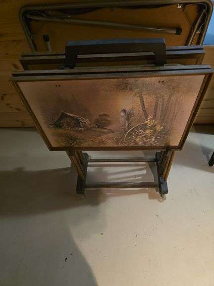 Card table and tv trays