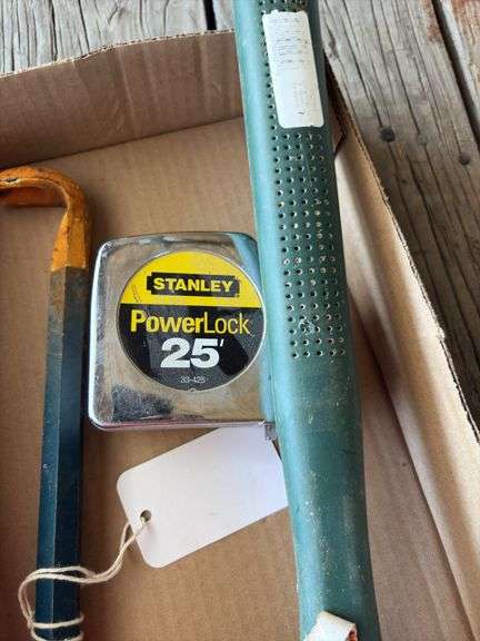 25' Tape Measure and Mini Sledge, and small pry bar