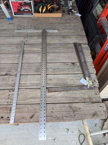Dry Wall Square and 48'' Ruler, and squares