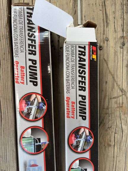2 Battery Hand Operated Pumps