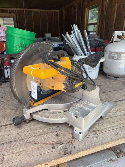 Dewalt Miter Saw, 12'' Adjustable, Electric